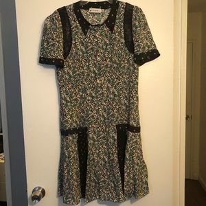 Coach mixed floral print dress - 8